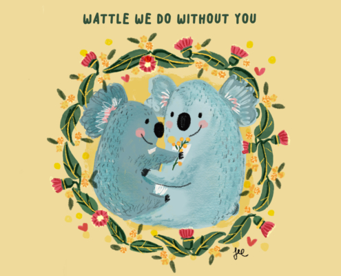 Living with Koalas artist Justine MORRISON