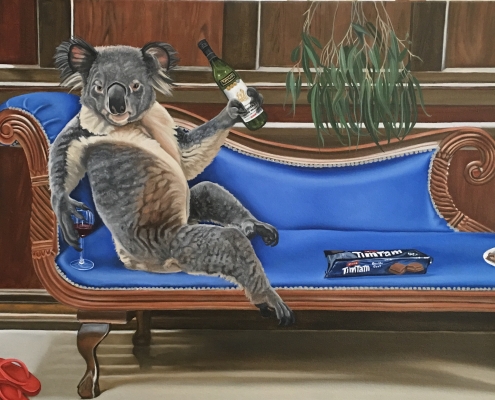 living with koalas artist Margaret Ingles