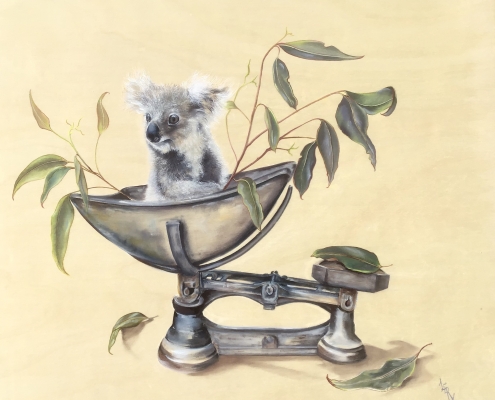 Living with Koalas artist Lesley Rosochodski