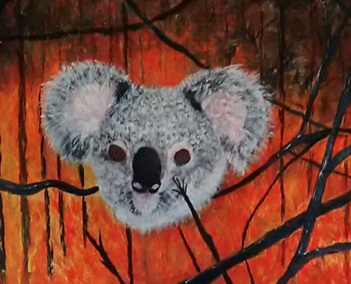 Living with Koalas artist - Lorraine Syratt (Delyse)