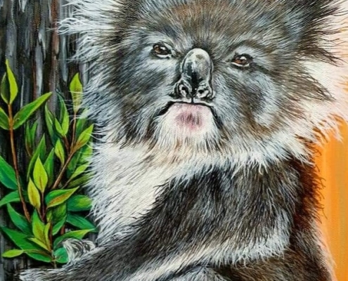 Living with Koalas artist Linda Hammond